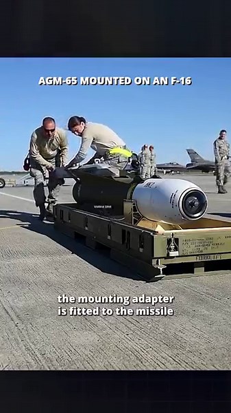 AGM 65 Mounted on an F-16