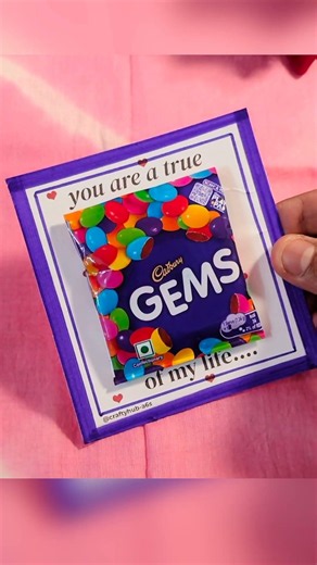 DIY chocolate card 🎀🎁🍫 #trending #viral #diy