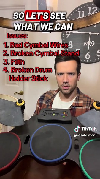 Xbox 360 Guitar Hero Word Tour Drum Set Controller Repair & Clean #guitarhero #drums #repair #xbox #videogames