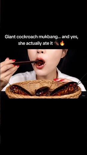cockroach ASMR...🪳👂Not for the weak stomach #ai #asmr #mukbang #fyp #shorts