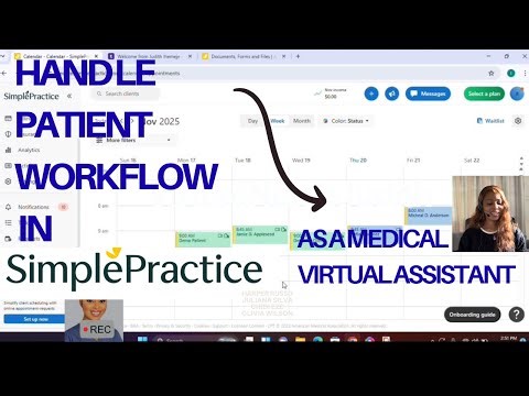 Simple Practice Demo Video for Medical Virtual Assistants