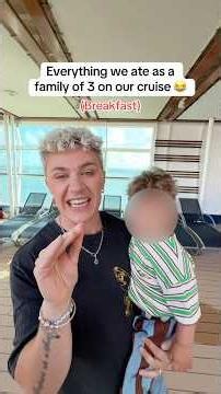 Everything we ATE as a family on our cruise holiday 😂