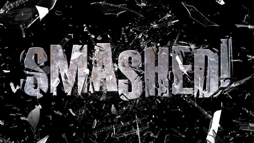 Photoshop tutorial: How to create a shattered text effect with shards of broken glass!