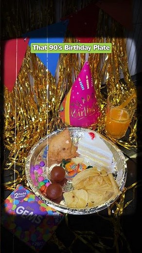 The 90s kid birthday starter pack! 🎈🍬 #nostalgia #90s #throwback