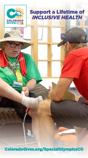 You make it possible for every athlete to get the care they deserve. 💙 Anna, a Fit Feet Clinical Director, explains how inclusive health programs, like Healthy Athlete screenings, help people with intellectual disabilities feel seen, and teach healthcare professionals how to care for every patient, making inclusion part of those moments that matter most. This #ColoradoGivesDay, your support helps provide a lifetime of inclusive health opportunities, giving athletes the opportunity to grow, thri