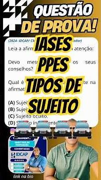 IDCAP: Subject Types - PPES and IASES Training…