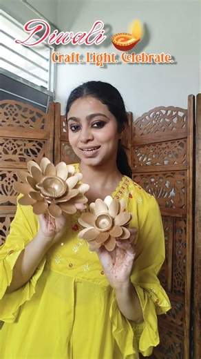 How to Make Beautiful Handmade Diya Lamp at Home | #Diwali DIY Craft#diwalispecial