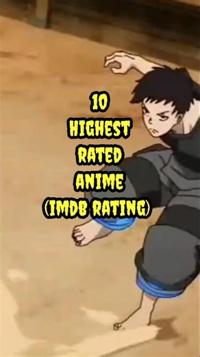 10 Highest Rated Anime!! #top10 #anime