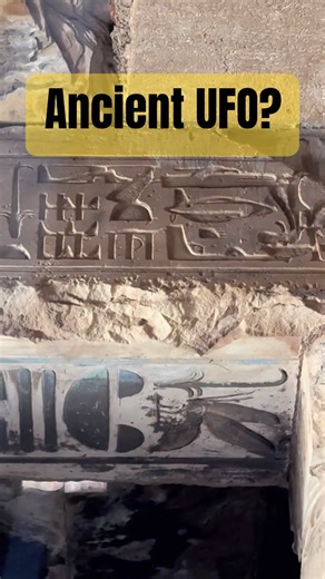 Abydos: Helicopter, Satellite… UFO? #ancientegypt