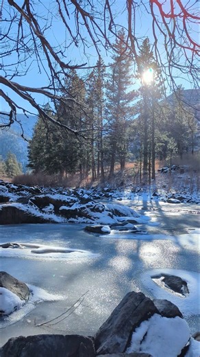 10 Second Outdoor Therapy | 4K | #mountains #nature #outdoors #watersounds for #relax and #focus
