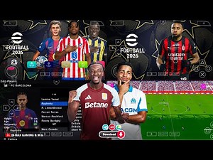eFootball PES 2026 PPSSPP DOWNLOAD ORIGINAL ISO PES 26 PSP Full Update New Transfers & Kits 26 HD