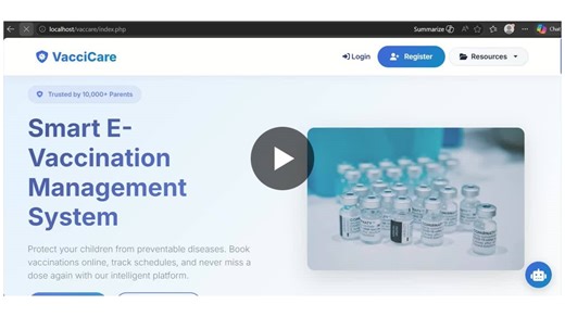#vaccicare #php #mysql #webdevelopment #eproject #vaccinationmanagement #firstwebsite #semester2 #dynamicwebsite #studentproject #womenintech #webdevelopment | Areesha Naz