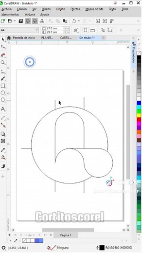 Tutorial Básico de CorelDRAW: Herramienta Círculo