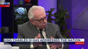 ‘It’s a unique situation… We could be confronting both a coronation and an investiture.’ David Starkey reacts to King Charles III naming Prince William the Prince of Wales and Kate Middleton the Princess of Wales in his first address to the nation since becoming King. 📺 Freeview 236, Sky 515, Virgin 604 💻 GB News YouTube: https://bit.ly/3vAYaw0 | GB News