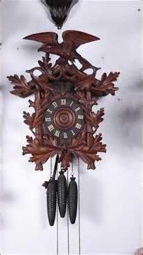 Setting Up 1900s G K Black Forest Quail Cuckoo Clock with Beautiful Hand Carved Wooden
