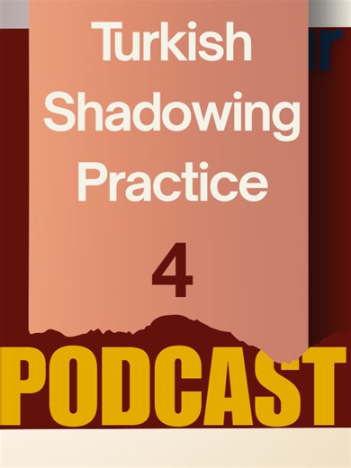 Listening and Shadowing | Practice Turkish Conversation | Learn Turkish with Podcast | A1–B1 Shadowing Practice Welcome to this Turkish shadowing practice designed especially for beginner to low-intermediate Turkish learners who want to improve speaking, listening, pronunciation, and fluency in a natural and relaxing way. In this episode of Turkish Unleashed, you will follow a full-day Turkish story that begins in the early morning and continues all the way to the late evening. You will listen t