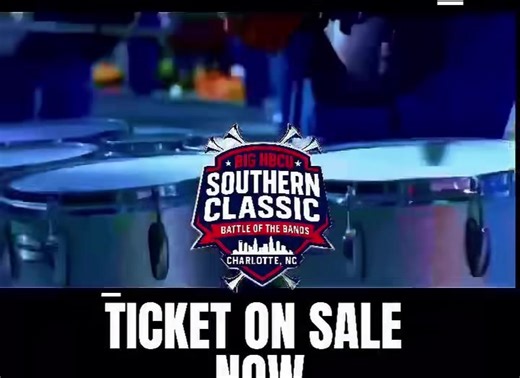🔥🎺 CHARLOTTE, ARE YOU READY?! 🎺🔥 The 2026 BIG HBCU SOUTHERN CLASSIC – BATTLE OF THE BANDS is taking over the Queen City, and this lineup is STACKED 💥 📍 Bojangles Coliseum | Charlotte, NC 📅 Saturday, January 24, 2026 🚪 Doors Open: 3PM | Show Time: 5PM Get ready for an electrifying night of sound, precision, and pure HBCU culture featuring: 🎶 Alcorn State 🎶 Winston-Salem State 🎶 North Carolina A&T 🎶 North Carolina Central 🎶 Benedict 🎶 South Carolina State (Drumline) 🎶 Mississippi Va
