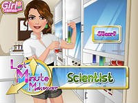 Play Last Minute Makeover: Scientist | Free Online  Games. KidzSearch.com