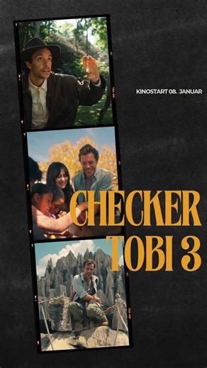 CINENOVA on Instagram: "*CHECKER TOBI 3 - DIE HEIMLICHE HERRSCHERIN DER ERDE Der 8-jährige Tobi fordert den Tobi von heute heraus: Erinnere dich an die Antwort! Und beweise, dass du immer noch ein Checker bist. Die Suche nach der Antwort führt ihn in die einzigartige Tier- und Pflanzenwelt Madagaskars, tief in den Permafrostboden Spitzbergens und auf die Spuren der alten Maya nach Mexiko. Doch erst als er versteht, was die Böden all seiner Stationen miteinander verbindet und was sie mit uns al
