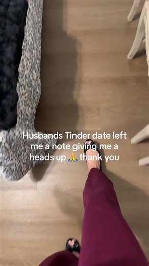 Husband's Tinder Date Leaves Note: A Surprising Reveal