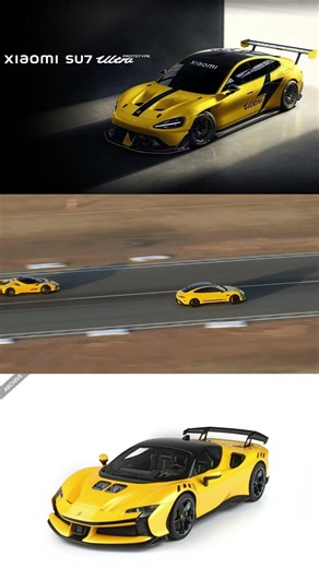 Xiaomi SU7 Ultra vs Ferrari SF90XX #xiaomisu7ultra #ferrarisf90xx #xioami #ferrari #dragrace #viral