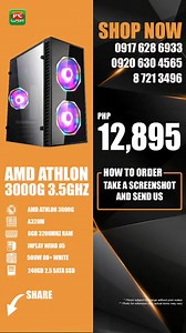 2K views · 12 reactions | System Unit PC Packages | PC Gilmore | Facebook
