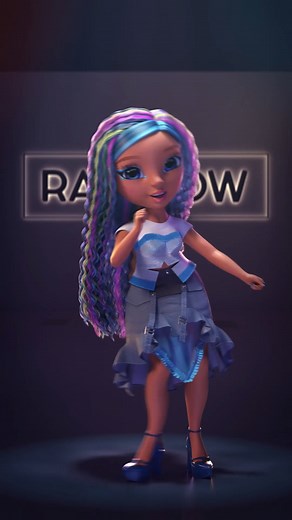 Dancing into the weekend like 🧡🩵 | Rainbow High