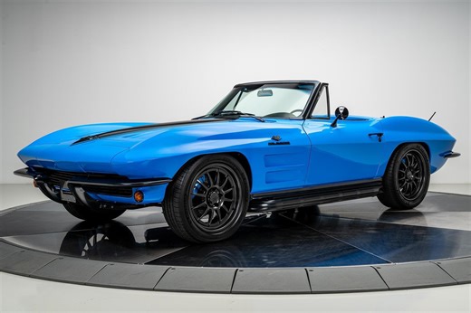 1963 Chevy Corvette Looks Like a Million-Dollar Car, Rocks Blue Like It's the New Black