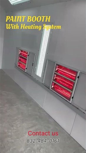 Powder Coated Paint Booth with Heating Paint Booth, Spray Booth #automobile #diy #paintjob