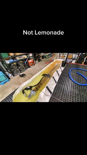 This small pond allows me to rinse fresh water through to get all the loose “not lemonade” out #rughubb