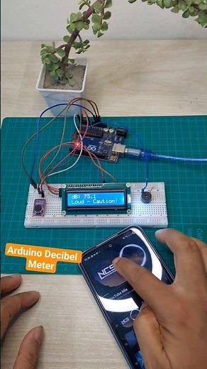 Arduino Sound Level Meter with LCD & Buzzer