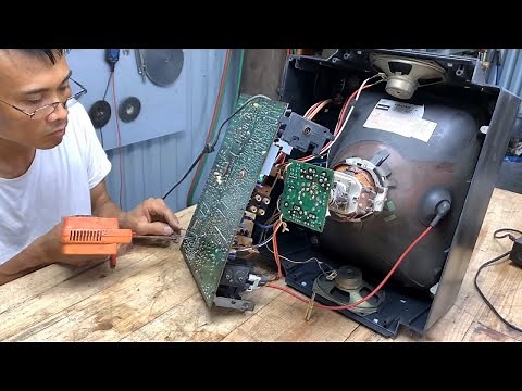 Repair And Restoration Techniques For Old Panasonic TVs / 2K Restoration