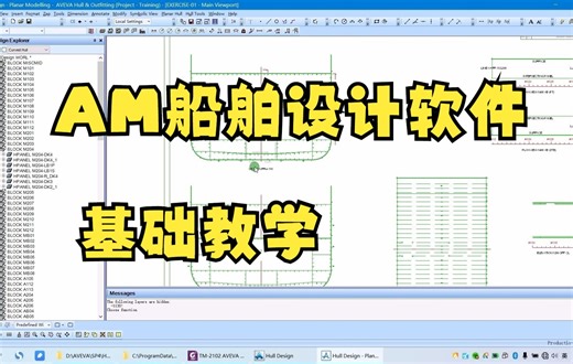AVEVA MARINE （AM）船舶生产设计基础教学——平面建模