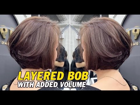 Soft Layered Bob Haircut Tutorial for Women (Step-by-Step) | Elegant Textured Short Layers Bob Cuts