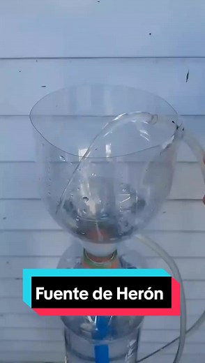 También conocida como sifón de Herón ⛲ #Proyectoescolar #Física #FuentedeHerón #aprendeentiktok #physics #secundaria