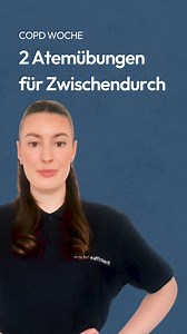 Tag 4 der COPD-Woche! 💨 Heute zeigen wir dir zwei einfache Atemübungen, die du jederzeit zwischendurch machen kannst – egal ob zu Hause, unterwegs oder im Büro. Sie beruhigen die Atmung, lösen Engegefühle und geben dir sofort mehr Kontrolle. 📲 In der Breathment-App findest du viele weitere Übungen – individuell angeleitet durch Therapeut:innen! #COPDWoche #Breathment #Atemübungen #COPD #BesserAtmen | Breathment