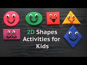 2D Shapes for kids | Shapes activities for preschoolers | 2D shapes for kindergarteners