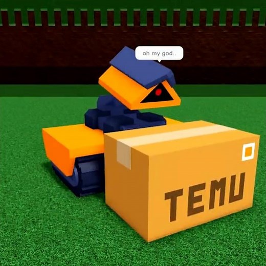 TEMU ROBOT Delivery in Build a Boat #buildaboat #roblox