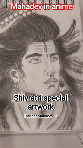 #how to draw animated Shiv ji #Mahashivratri