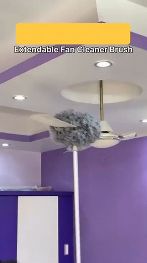 Comment “DM” for Link🔗 Say goodbye to dusty ceiling fans and hard-to-reach spots!🧼✨ The HomeEssentials Extendable Fan Cleaner Brush is a game changer for effortless cleaning without the hassle of ladders. With its extendable rod (13-50 inches), soft microfiber bristles, and double-sided design, your home will stay spotless from top to bottom.🏡 Perfect for fan blades, shelves, appliances, and more, this versatile cleaning tool is a must-have for every home. Plus, the detachable head and hangin