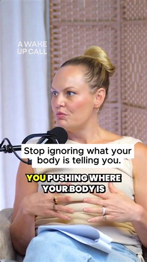 Your body whispers before it screams. Where are you pushing when your body is asking you to pause? A niggle isn’t nothing. It’s information. 🎧 Burnout, Injury, and the Days You Can’t Cope: How to Recover Without Pushing Listen now - search “A Wake Up Call with Layne Beachley and Tess Brouwer.”