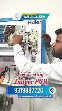 Live testing of an indoor AC unit || csa