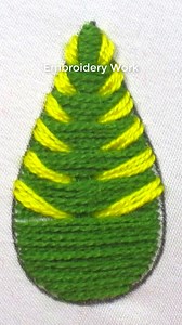 58K views · 300 reactions | Exclusive and modern leaf stitch hand...