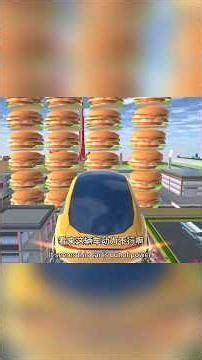 Cars vs. Hamburgers! Sakura School Simulator #SakuraSchoolSimulator #Game #SakuraSchoolCars #AceC...