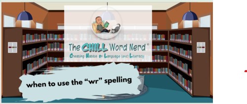 The "WR" Spelling EXPLAINED once and for all!!!