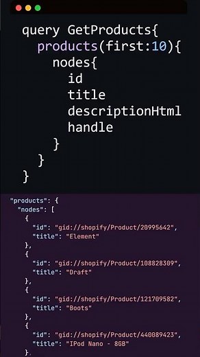 how to get products in shopify by using graphql api #shopify #shopifyapi