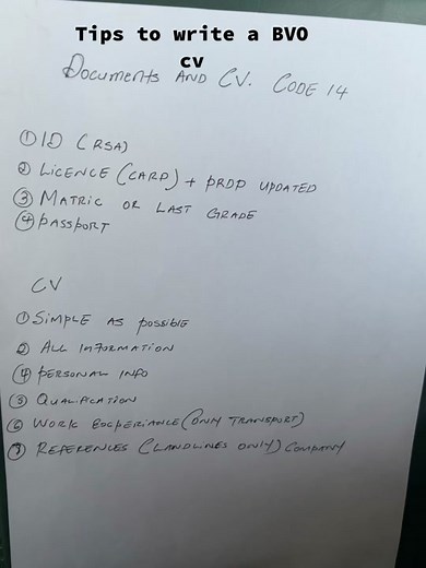 How to Craft a Professional BVO CV | Job Search Tips