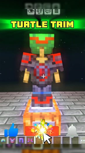 Turtle Trim Armor Treem in Minecraft.. #minecraft