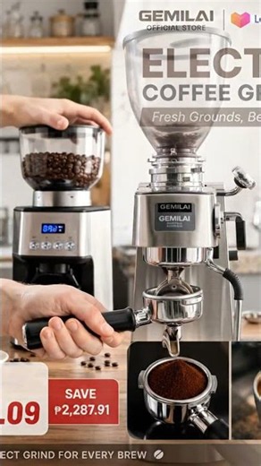 Gemilai Portable Electric Coffee Grinder ☕