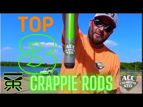 🔥TOP 3 CRAPPIE RODS to CATCH LOADS of CRAPPIE ‼️🎣🐟